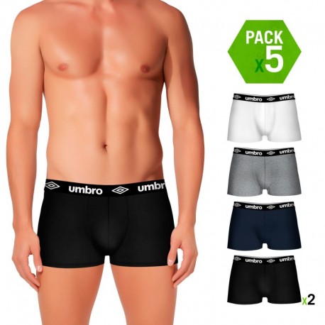 Pack 5 calzoncillos UMBRO en varios colores para niño