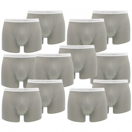 Pack 12 calzoncillos HEAD en color gris para hombre