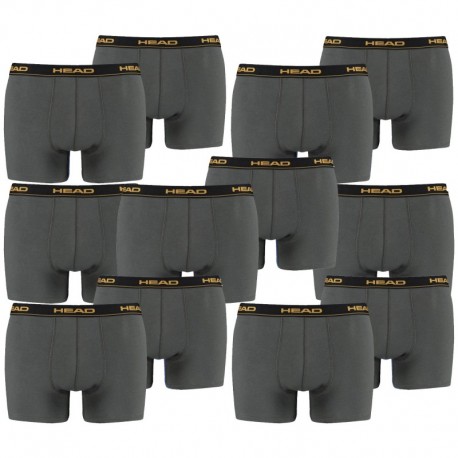 Pack 12 calzoncillos HEAD en color negro para hombre