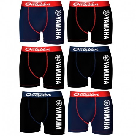 Pack 6 calzoncillos YAMAHA en varios colores para hombre
