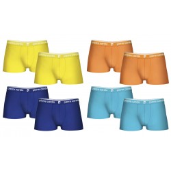 Set 8 boxers Pierre Cardin Naranja/Rosa/Gris/Rojo 95% algodón 5% elastano