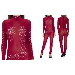 Mono Rhinestone Rojo