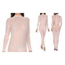 Mono Rhinestone Blanco