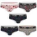 Pack 5 braguitas surtidas FREEGUN