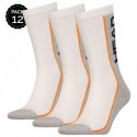 Pack 12 pares de calcetines Head en color blanco/gris