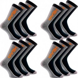 Pack 12 pares de calcetines HEAD en color gris/negro