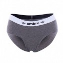Slip deportivo femenino UMBRO en color gris