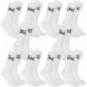 Set de 10 pares de calcetines everlast blancos talla 39-42