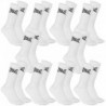 Set de 10 pares de calcetines everlast blancos talla 39-42