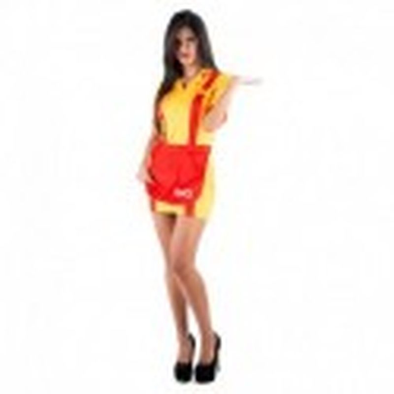 Disfraz Camarera Amarillo