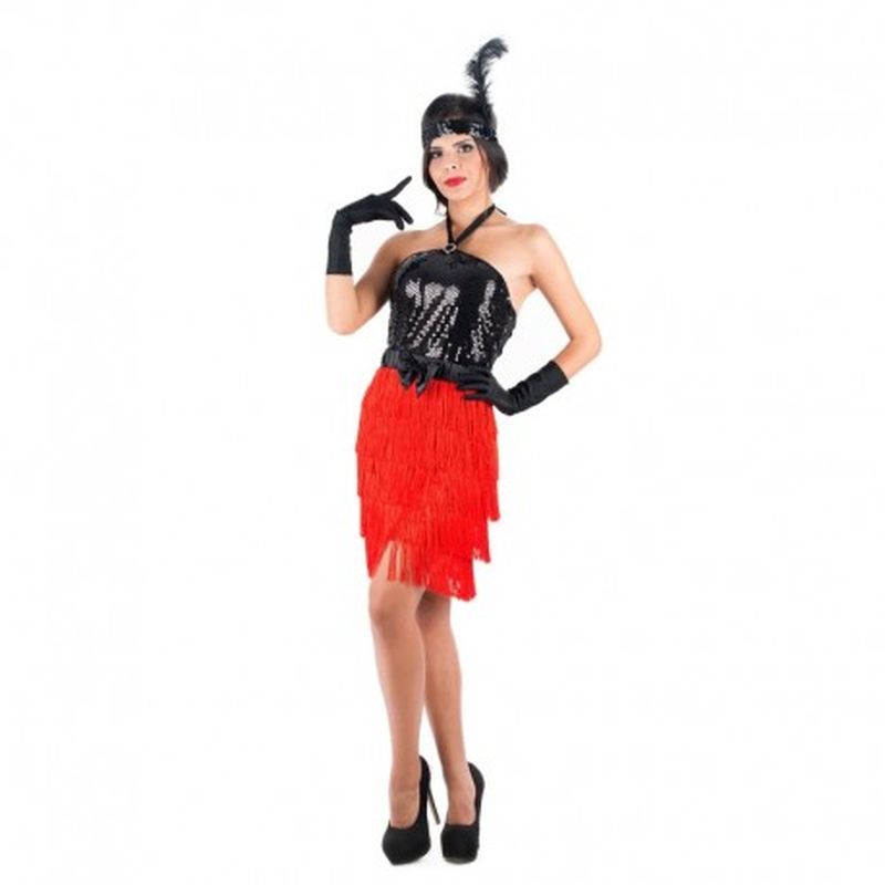Disfraz Años 20 Rojo