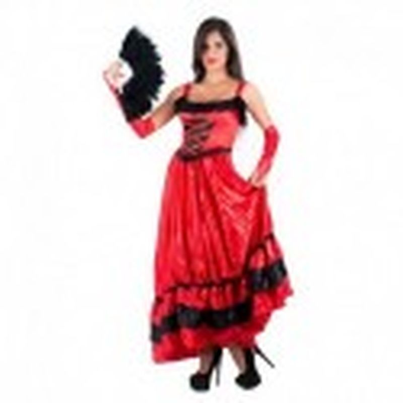 Disfraz Can Can Rojo