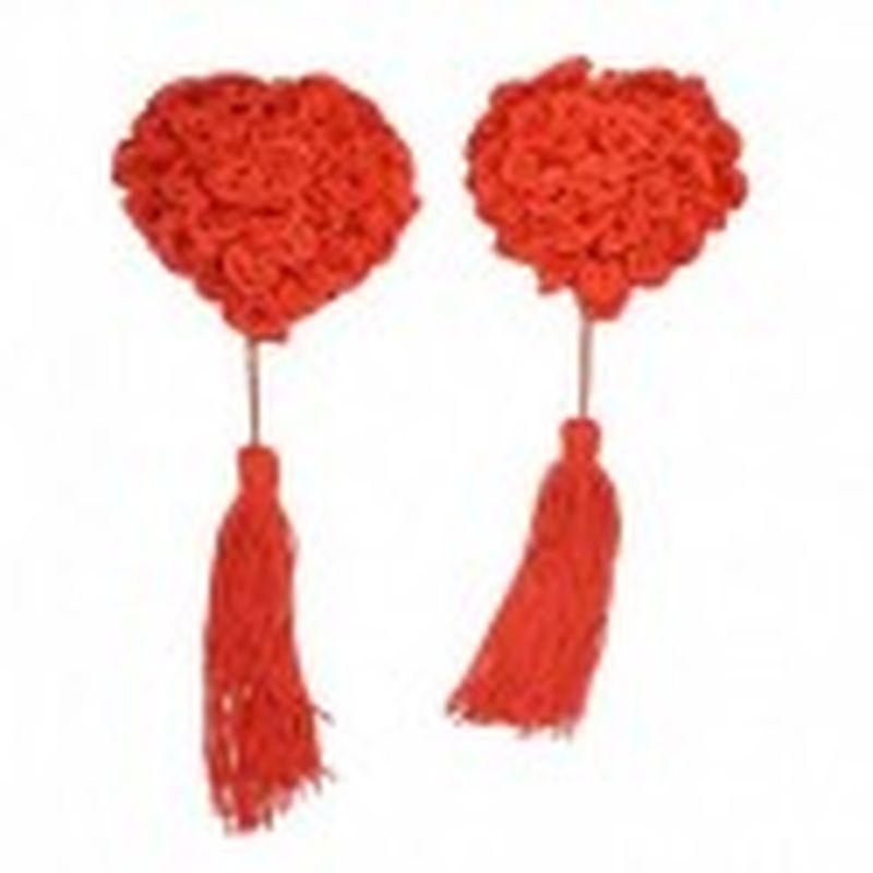 Pezoneras Flower red Rojo