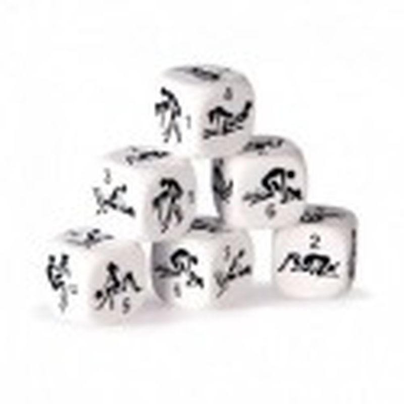 DADO BLANCO POSTURAS KAMASUTRA