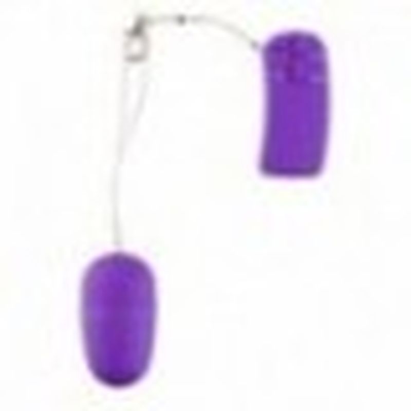 HUEVO VIBRADOR CON CONTROL REMOTO morado