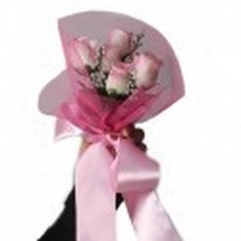 RAMO NOVIA TUL FUCSIA