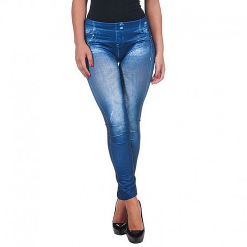 Legging Azul estilo vaquero