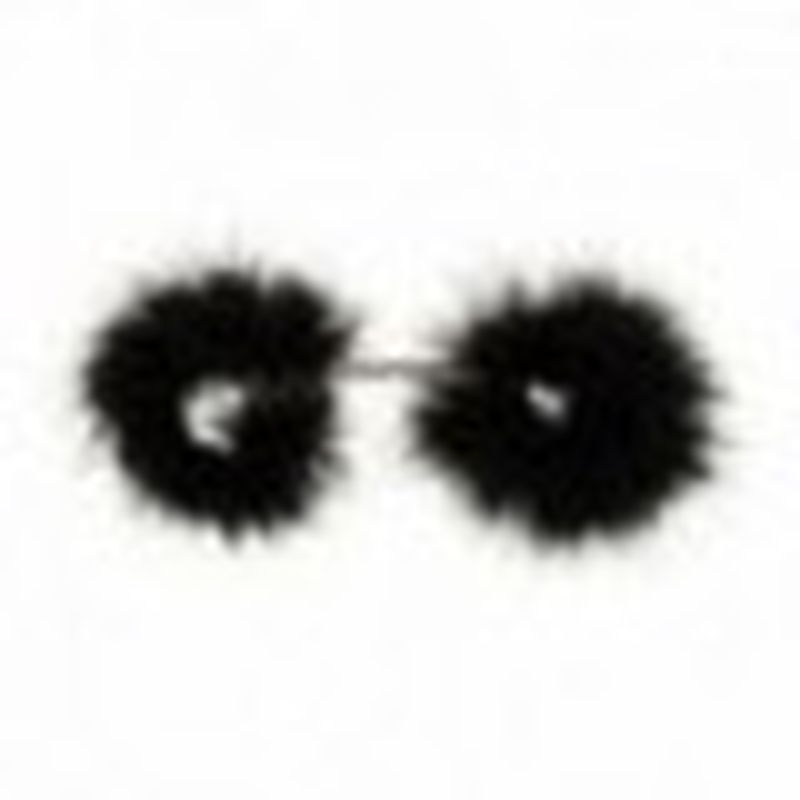 ESPOSAS DE PLUMAS MARABÚ NEGRAS