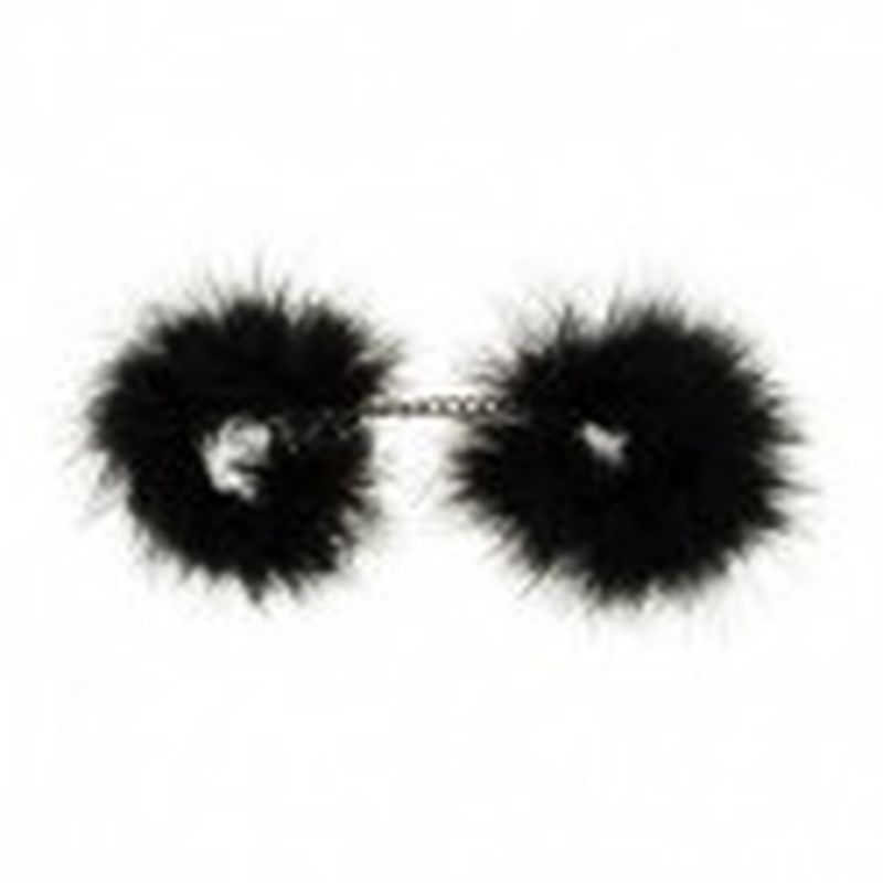 ESPOSAS DE PLUMAS MARABÚ NEGRAS