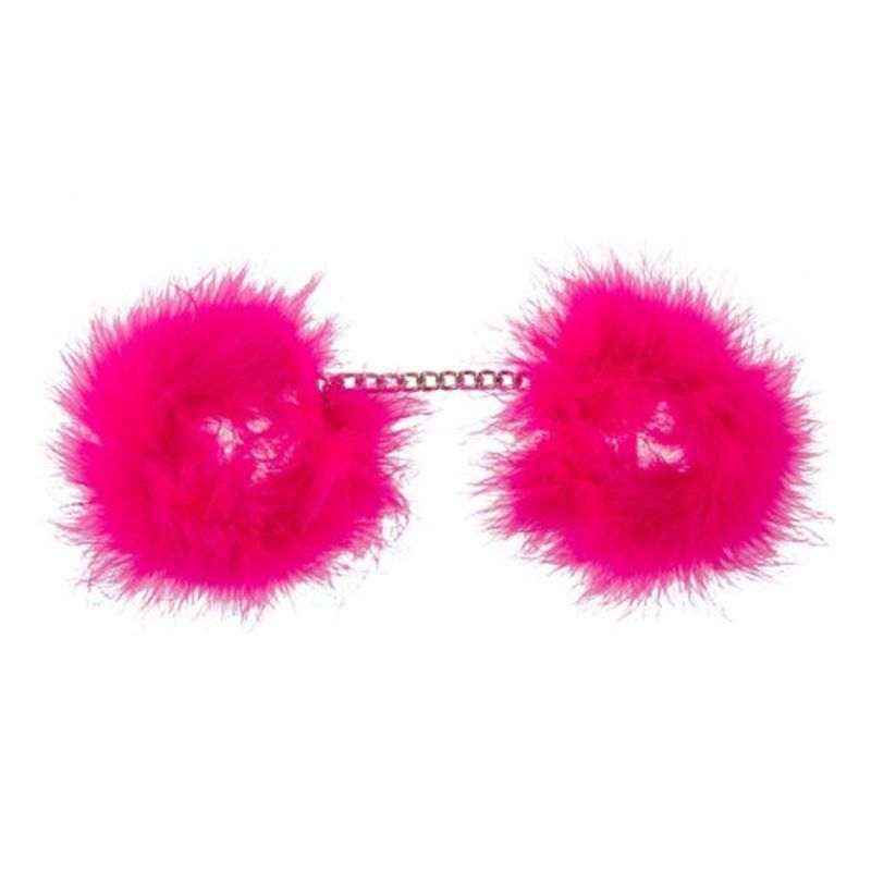 ESPOSAS DE PLUMAS MARABÚ FUCSIA