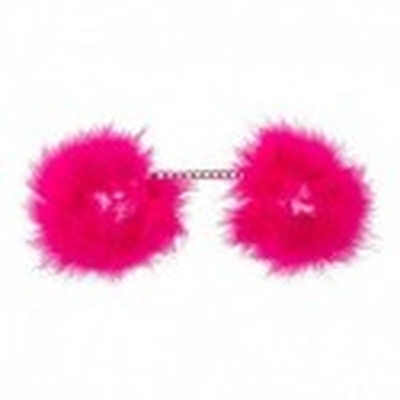 ESPOSAS DE PLUMAS MARABÚ FUCSIA