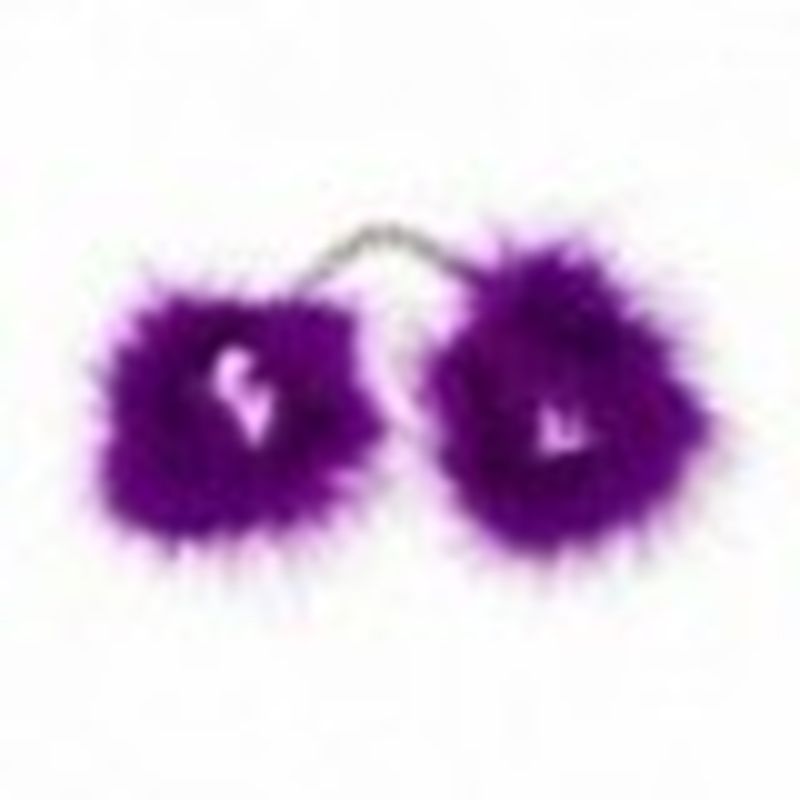 ESPOSAS DE PLUMAS MARABÚ MORADAS