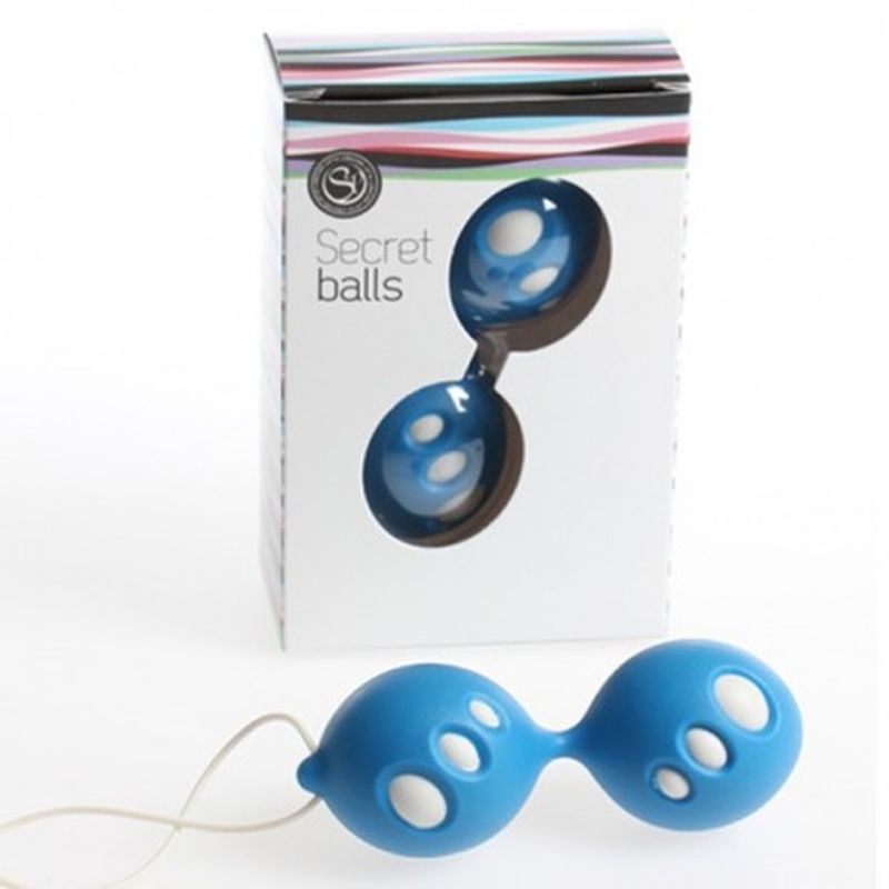 SECRET BALLS: BOLAS CHINAS OVALOS azul