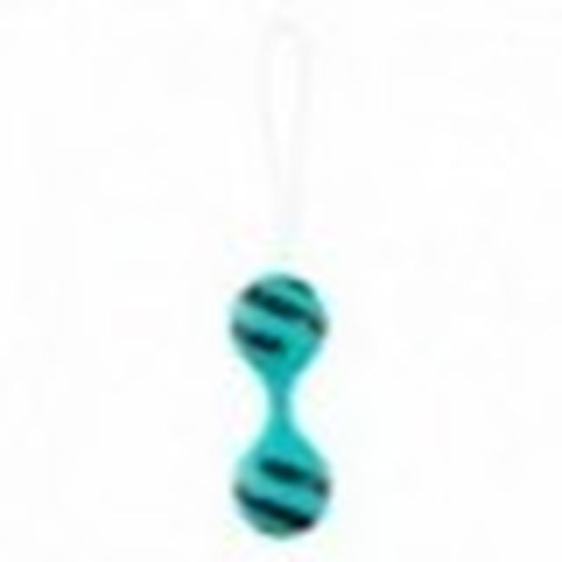 SECRET BALLS: BOLAS CHINAS ESPIRAL turquesa