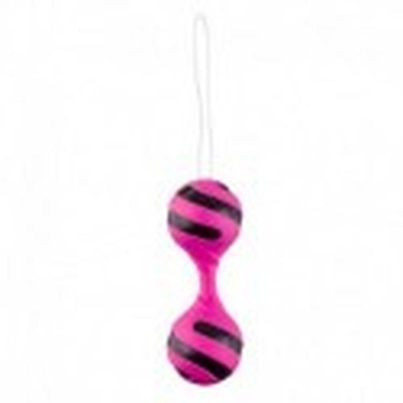 SECRET BALLS: BOLAS CHINAS ESPIRAL fucsia