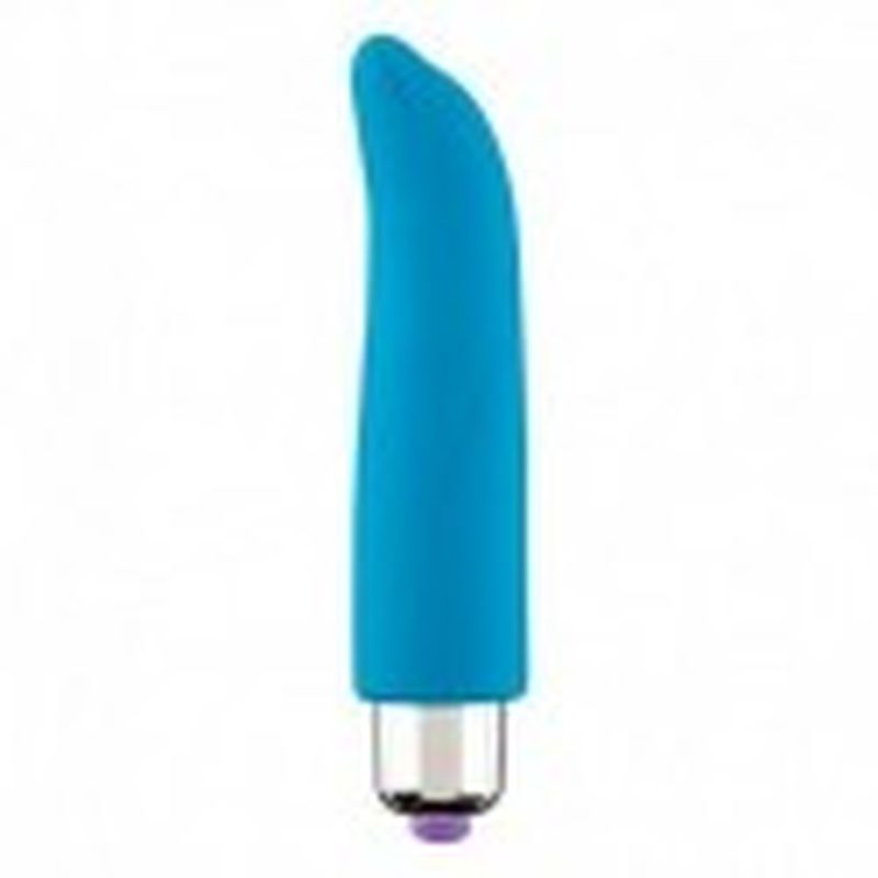 VIBRADOR TIERNO PLACER 4 veloc., 11 cm. AZUL