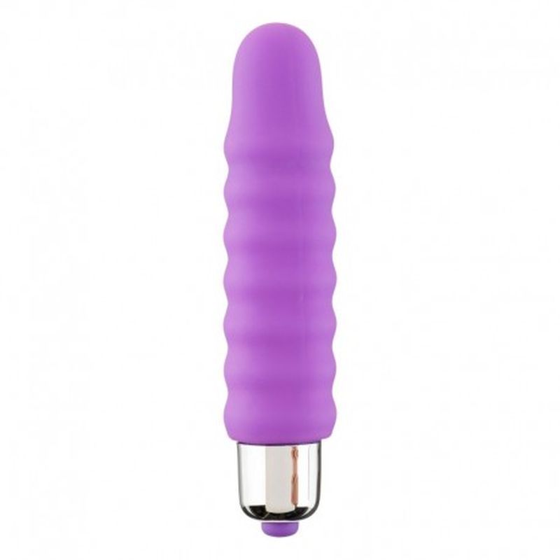 VIBRADOR ONDAS DE PLACER 4 veloc., 11 cm. MORADO