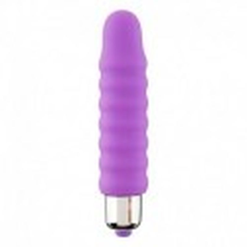 VIBRADOR ONDAS DE PLACER 4 veloc., 11 cm. MORADO