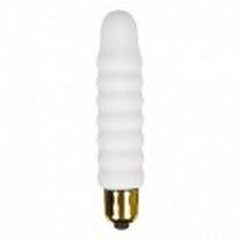 VIBRADOR ONDAS DE PLACER 4 veloc., 11 cm. BLANCO