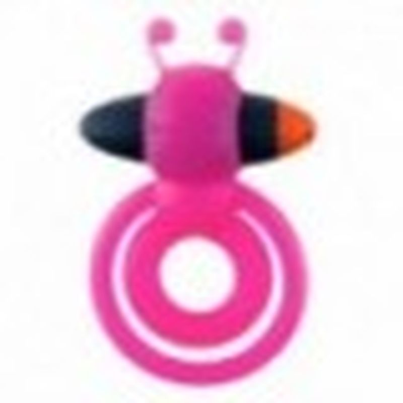 SECRET RING: DOBLE ANILLO VIBRADOR ABEJA fucsia