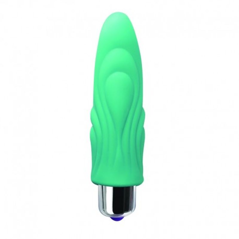 VIBRADOR ENJOY ME 05, 5 veloc.,14 cm. VERDE