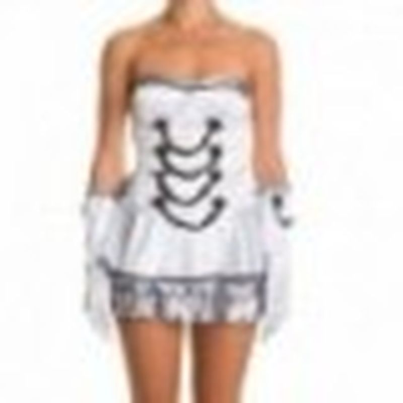 Disfraz Majorete Blanco