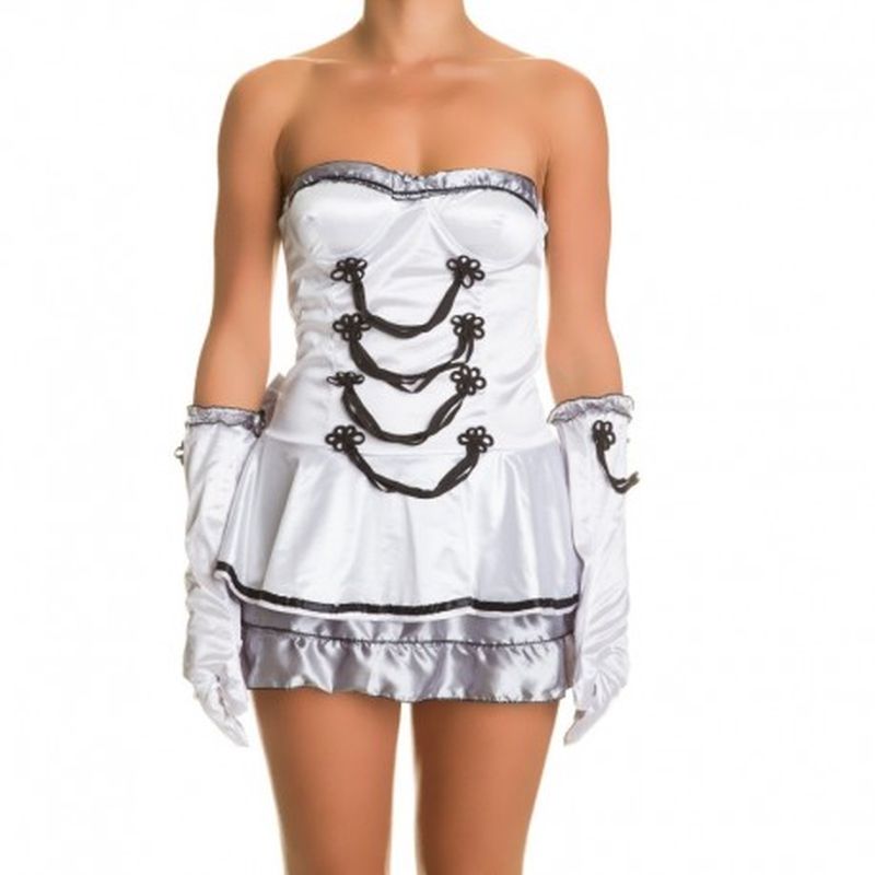 Disfraz Majorete Blanco