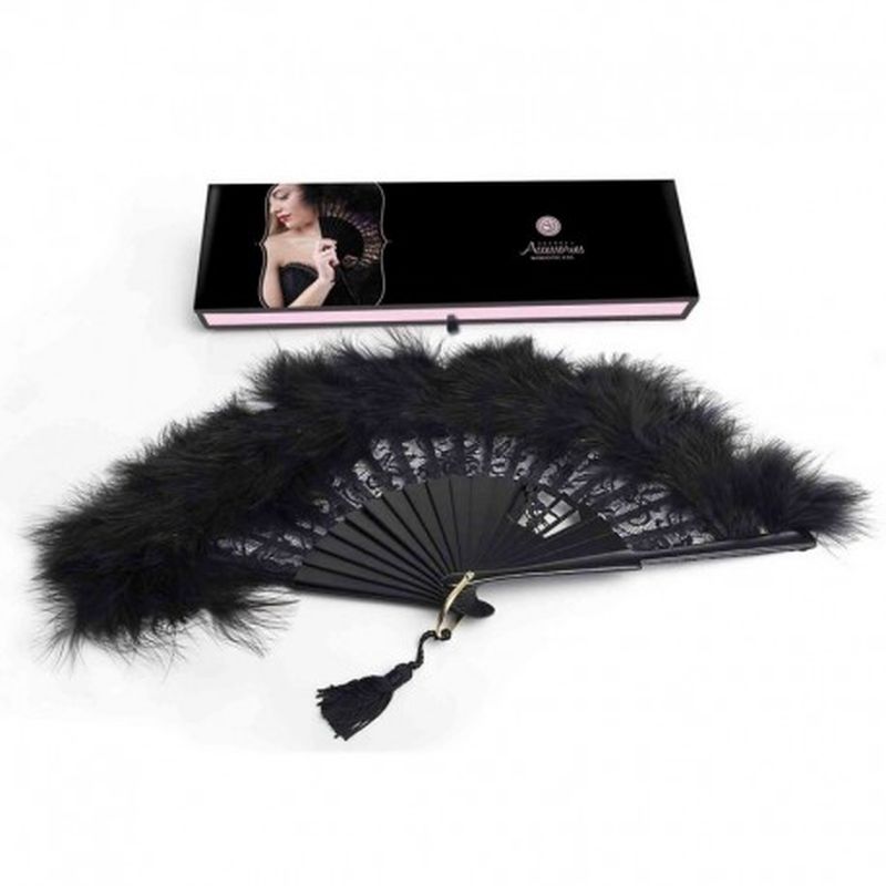 ROMANTIC FAN: ABANICO PLUMAS
