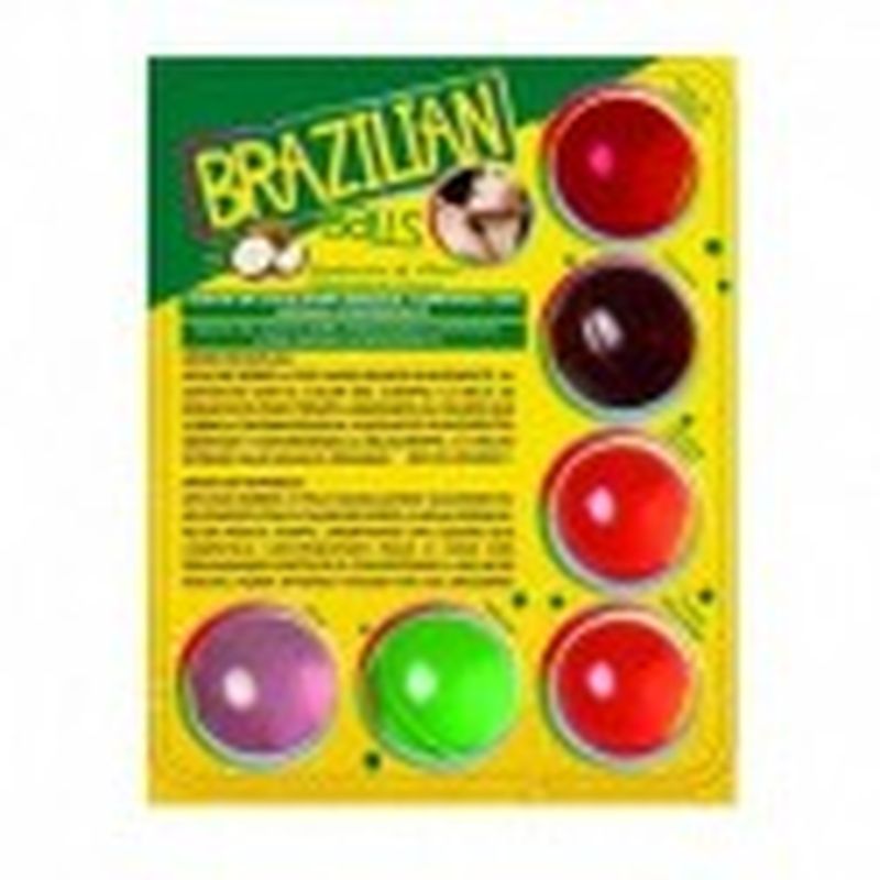 SET 6 BRAZILIAN BALLS CON AROMA DE FRUTAS