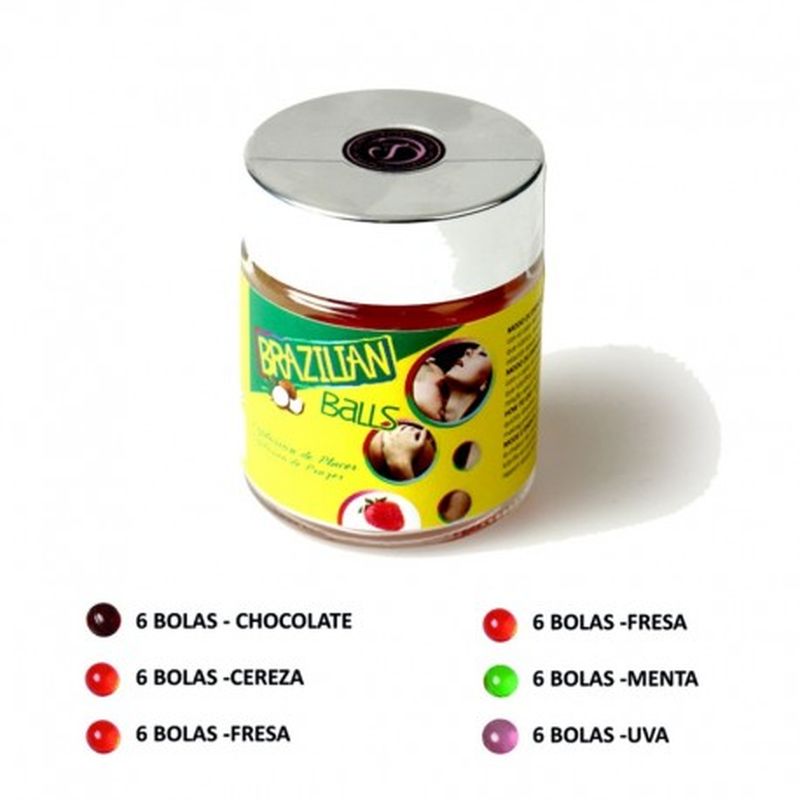 TARRO 6 BRAZILIAN BALLS CON AROMA DE FRUTAS