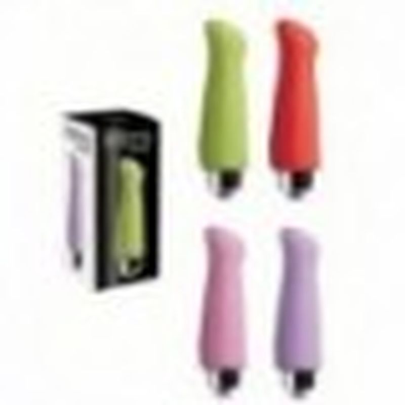 VIBRADOR INTIMO PLACER 4 veloc., 11 cm, AMARILLO