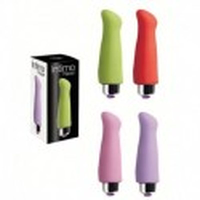 VIBRADOR INTIMO PLACER 4 veloc., 11 cm, AMARILLO