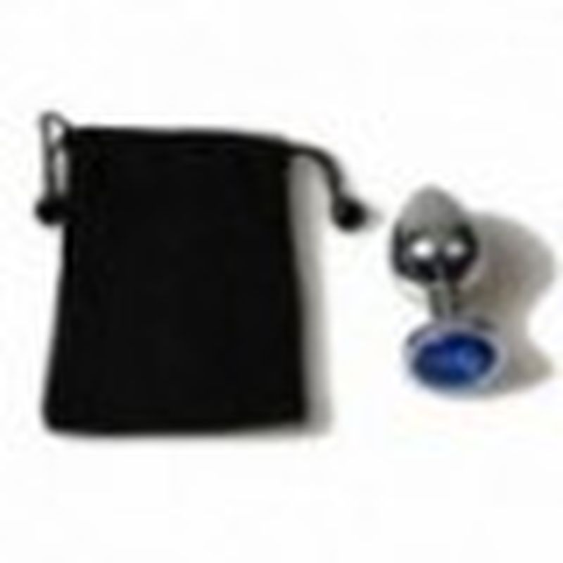 PLUG ANAL METAL  MEDIANO BOLSA AZUL