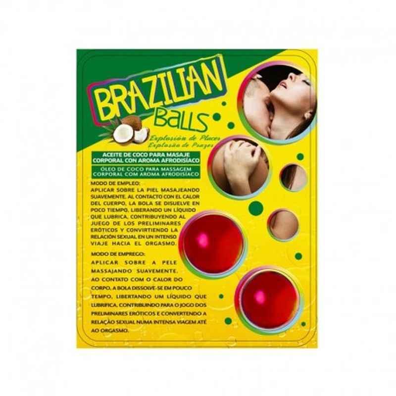 SET 2 BRAZILIAN BALLS CON AROMA DE FRUTAS - FRUTAS DEL BOSQUE