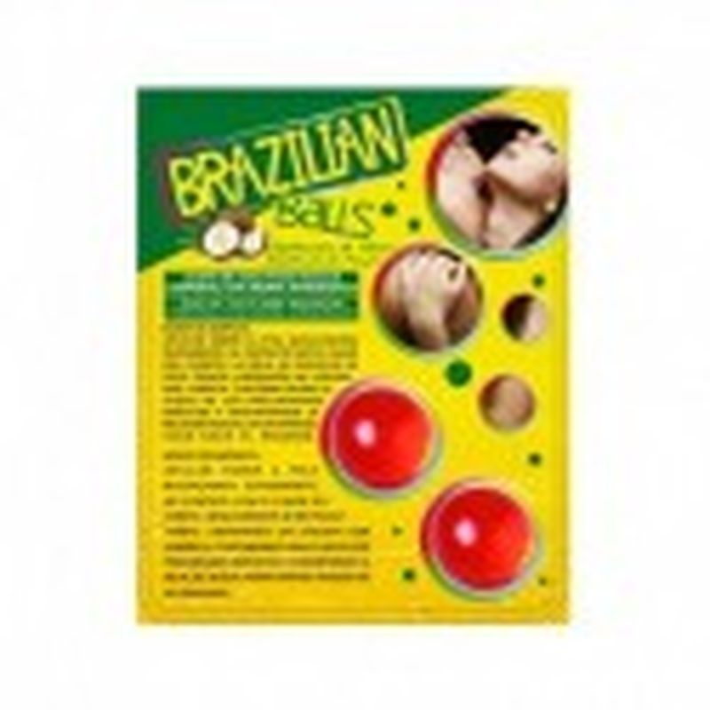 SET 2 BRAZILIAN BALLS CON AROMA DE FRUTAS - CEREZA