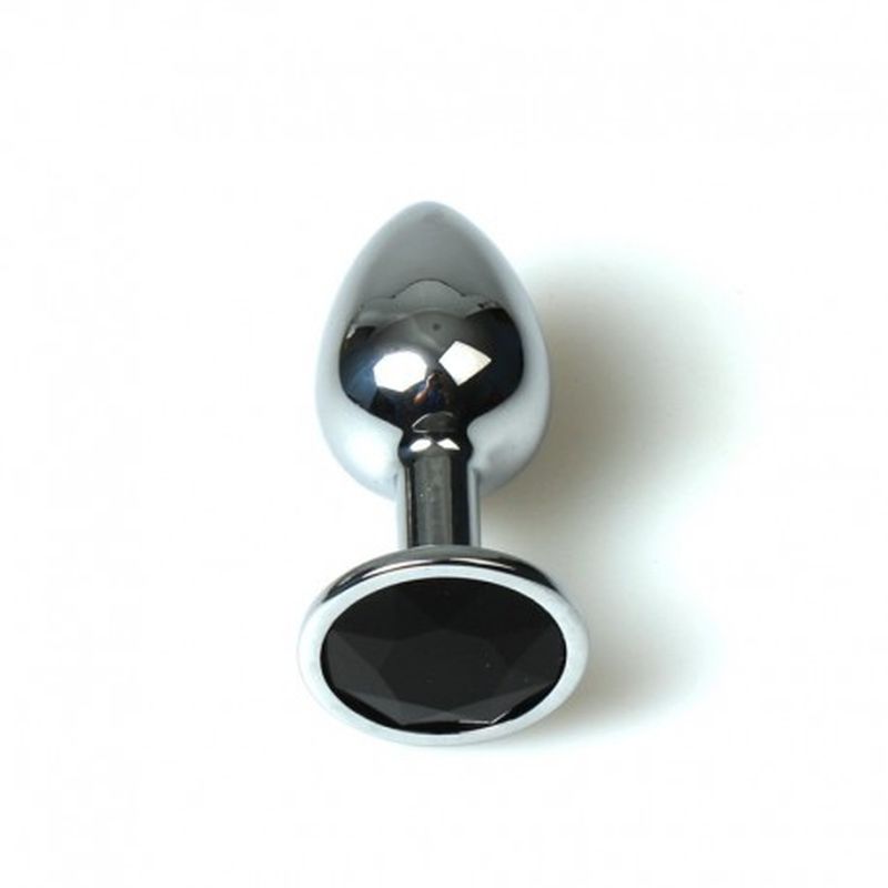 PLUG ANAL METAL MEDIANO BOLSA NEGRO