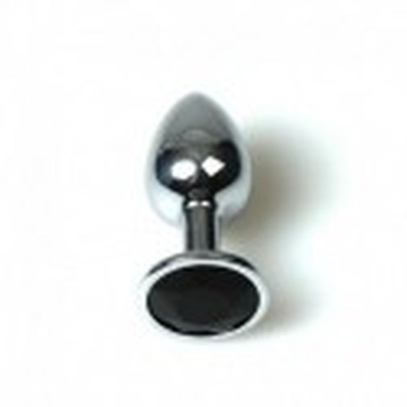 PLUG ANAL METAL MEDIANO BOLSA NEGRO