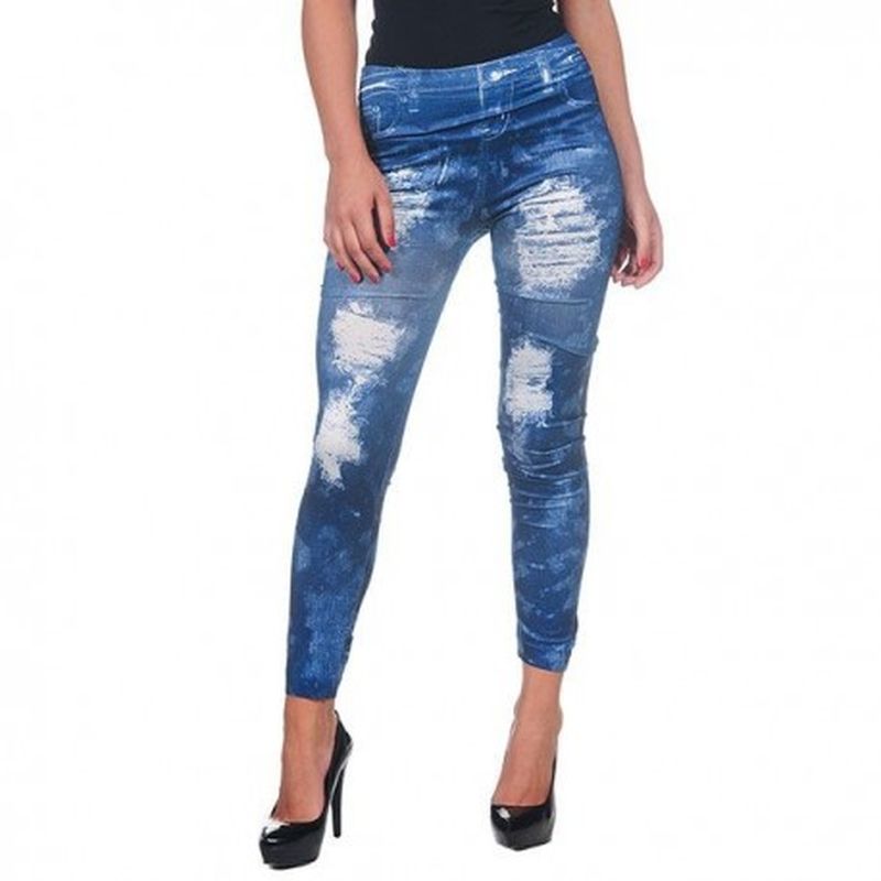 Legging Pintado Azul