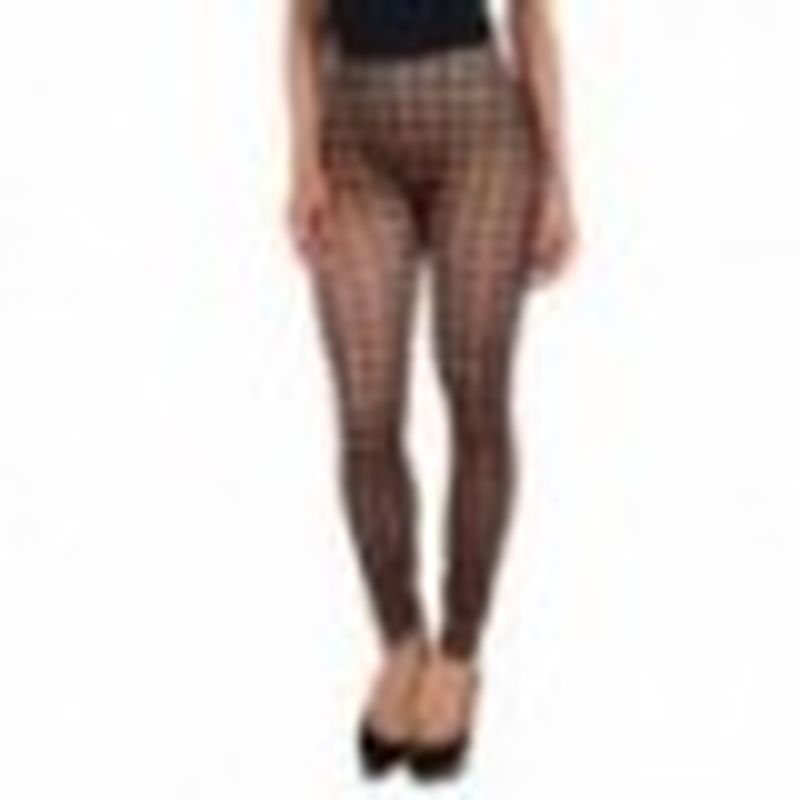 Legging Cuadros Marron