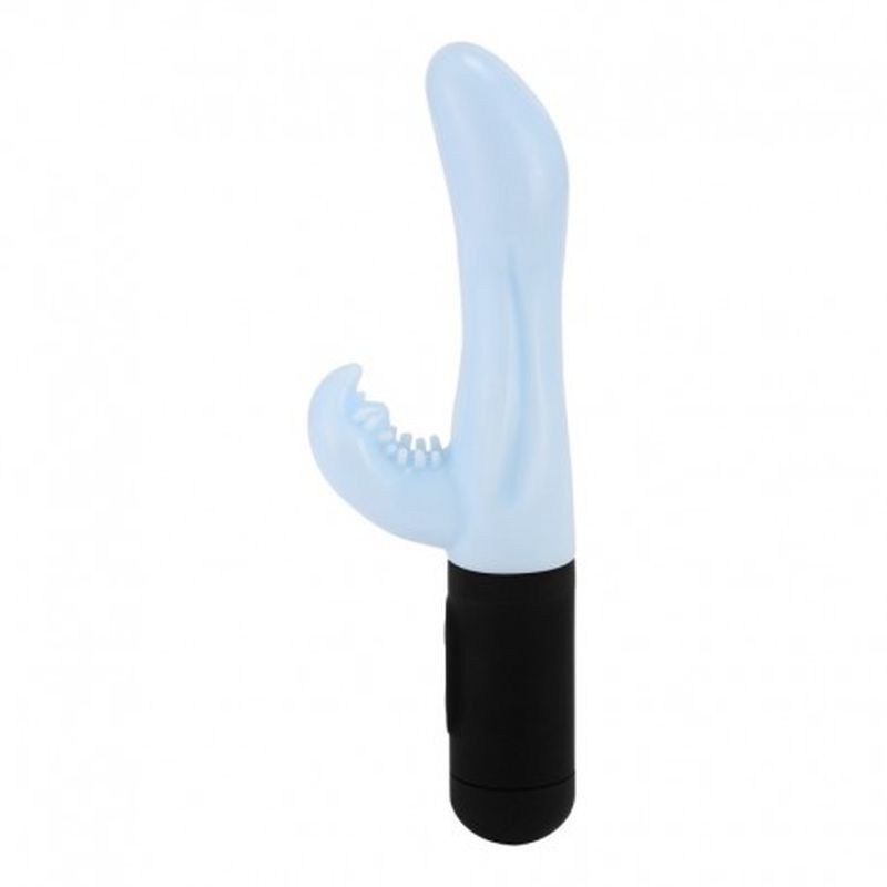 Vibrador / masajeador en silicona - azul